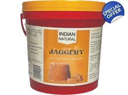 Natural Jaggery Bucket 5kg India Pack