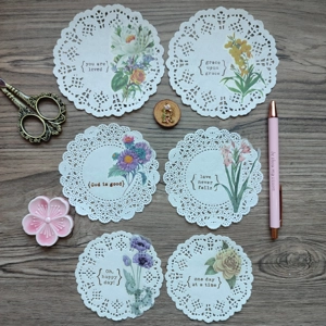 Doily Embellishments for Junk Journaling Set 5