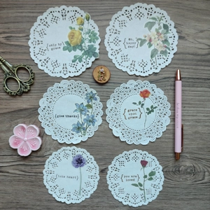 Doily Embellishments for Junk Journaling Set 8