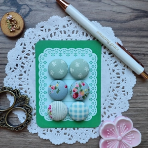 Fabric Buttons Set 5