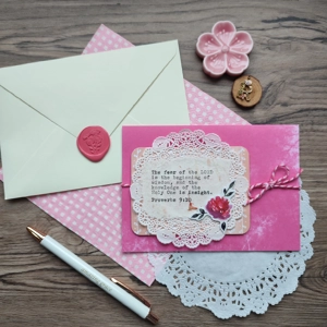 Scripture Greeting Card (Proverbs 9:10) Set 2