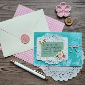 Scripture Greeting Card (Romans 15:13) Set 2