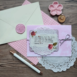 Scripture Greeting Card (Romans 8:28) Set 2
