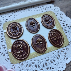 Pre-made Wax Seals (Gilded Antique Rose)