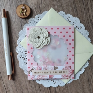 Shaker Card (Happy Days Are Here!)