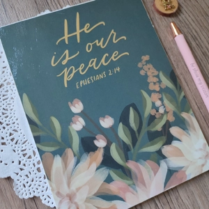 6x8 Board Scripture Inspiration (Ephesians 2:14)