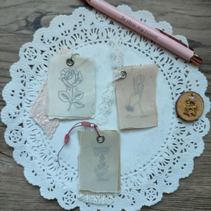 Vintage Gift Tags for Junk Journaling Set 4