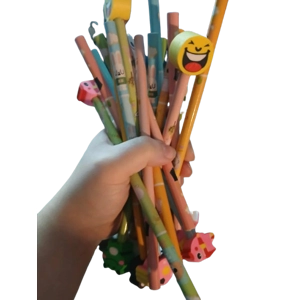 Pencil With Erasers