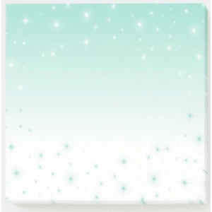 Blue Pixie Dust memo Pad  3x3