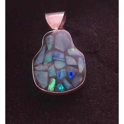 Opal pear mosaic
