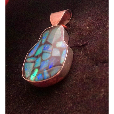 Opal pear mosaic