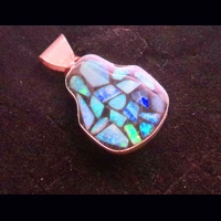Opal pear mosaic
