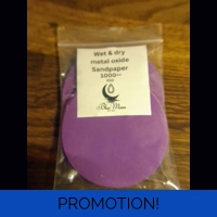 Wet & dry metal oxide sandpaper 1000 g..