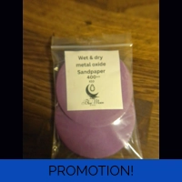Wet & dry metal oxide sandpaper 400 gr..