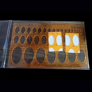 Oval template