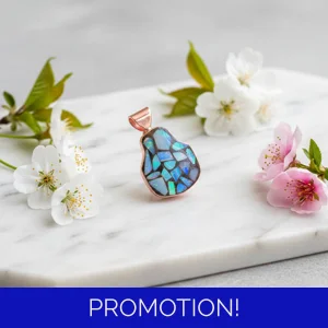 Opal pear mosaic