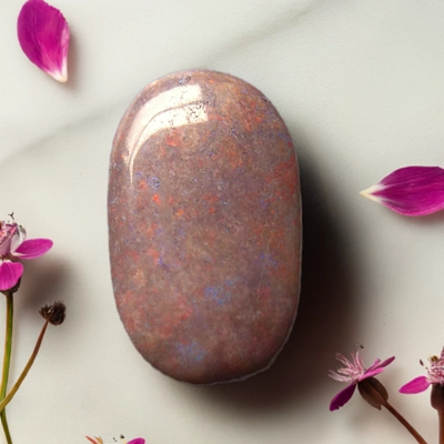 4ct Andamooka matrix opal