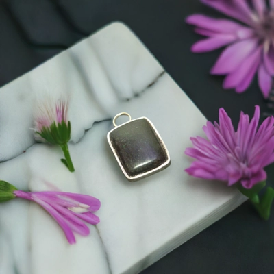 Andamooka fairy matrix opal pendant