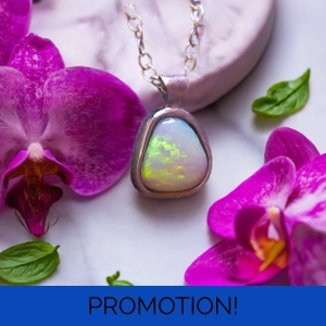 Coober Pedy opal pendant