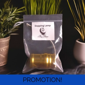 Dopping lamp w/ wick