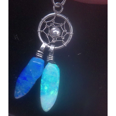 dreamcatcher opal pendant dreamcatcher opal pendant