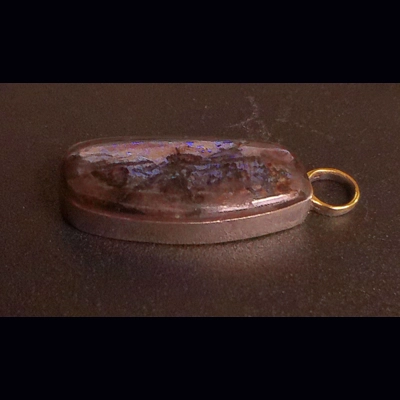Andamooka crystal opal pendant