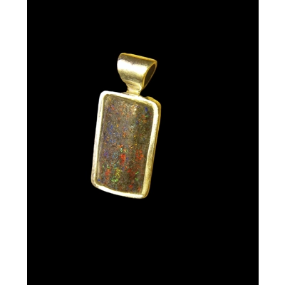 Andamooka matrix opal pendant Andamooka matrix opal pendant