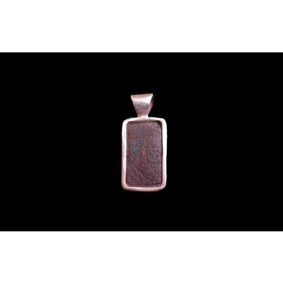 Andamooka matrix opal pendant Andamooka matrix opal pendant