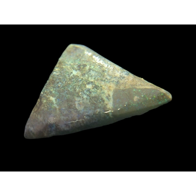 Green andamooka opal necklace