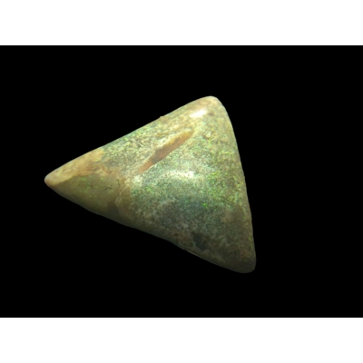 Green andamooka opal necklace