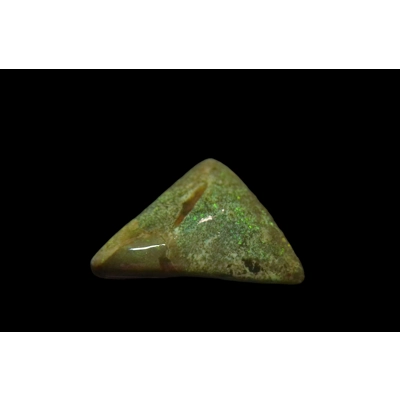 Green andamooka opal necklace