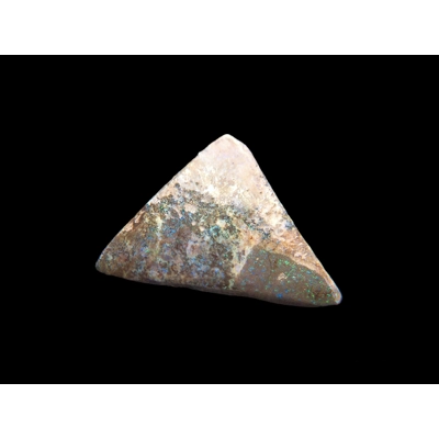 Green andamooka opal necklace