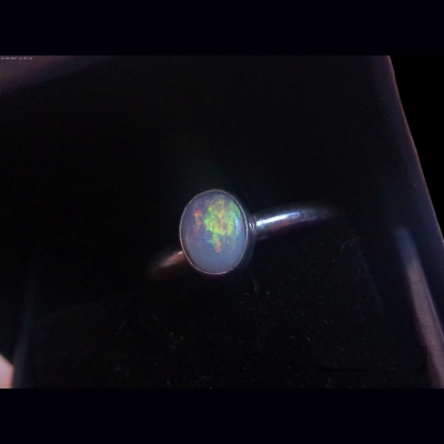 Coober Pedy opal ring Coober Pedy opal ring