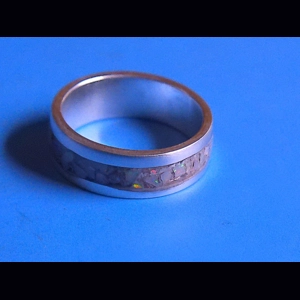 Coober Pedy opal inlay ..