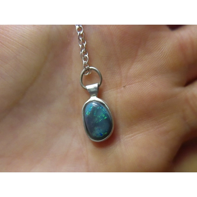 Lightning Ridge black opal pendant Lightning Ridge black opal pendant