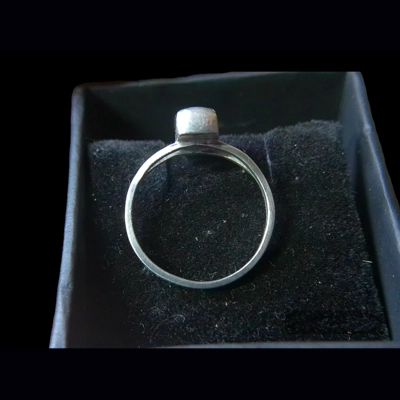 Mintabie silver ring