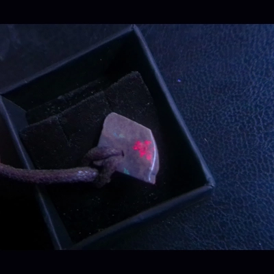 Andamooka freeform pendant