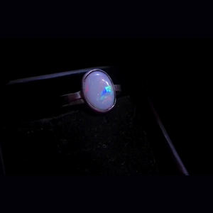 Coober Pedy opal ring