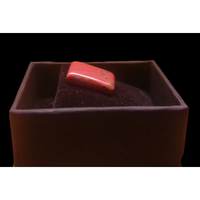 Pink opal square gem