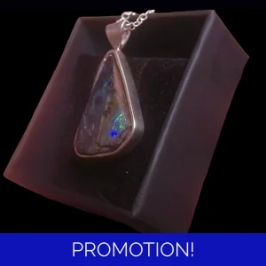 Boulder opal pendant