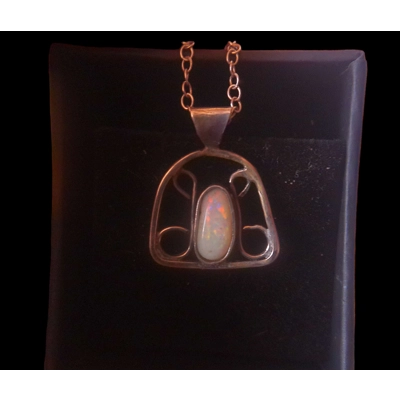 Coober Pedy opal pendant Coober Pedy opal pendant