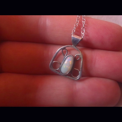 Coober Pedy opal pendant Coober Pedy opal pendant
