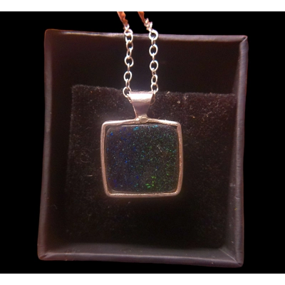 Andamooka matrix opal pendant Andamooka matrix opal pendant