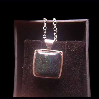 Andamooka matrix opal pendant Andamooka matrix opal pendant