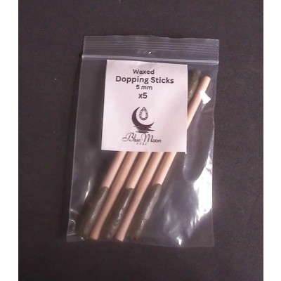 Waxed dopping sticks 5mm x5