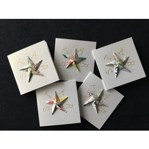 3” Origami Multicoloured Star