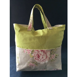 Tote Bag Lime/Floral