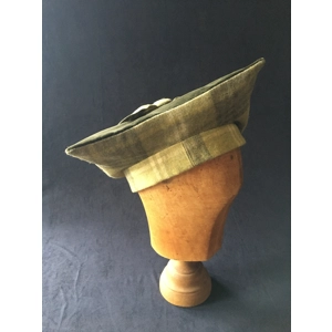 Velvet Slouch Mortar Hat