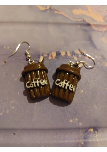 Iced Coffee Earrings