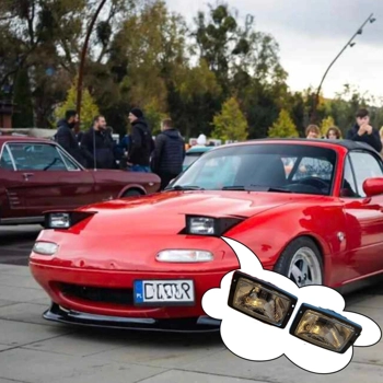 Low profile headlights kit rectangle lights for Mazda mx5 miata na